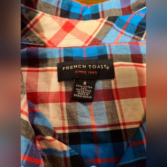 French Toast Boys Size 8 Shirt - Picture 2 of 3